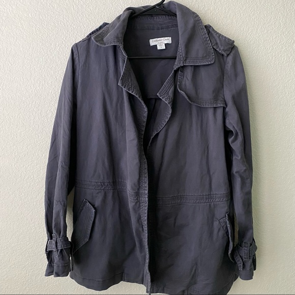 Coldwater Creek Jackets & Blazers - Coldwater Creek Womens Utility Ling Sleeve Jacket Size 4